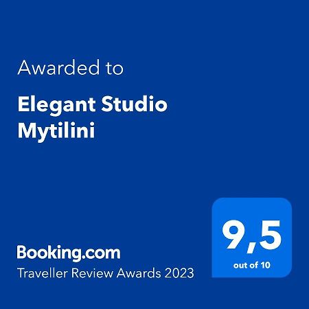 Elegant Studio Mytilini Leilighet Eksteriør bilde